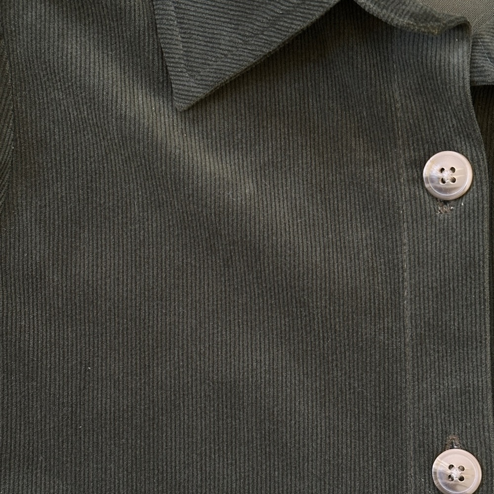 Donna Morgan Dark Green Long Sleeve Dress | Size 0 - Picture 4 of 4